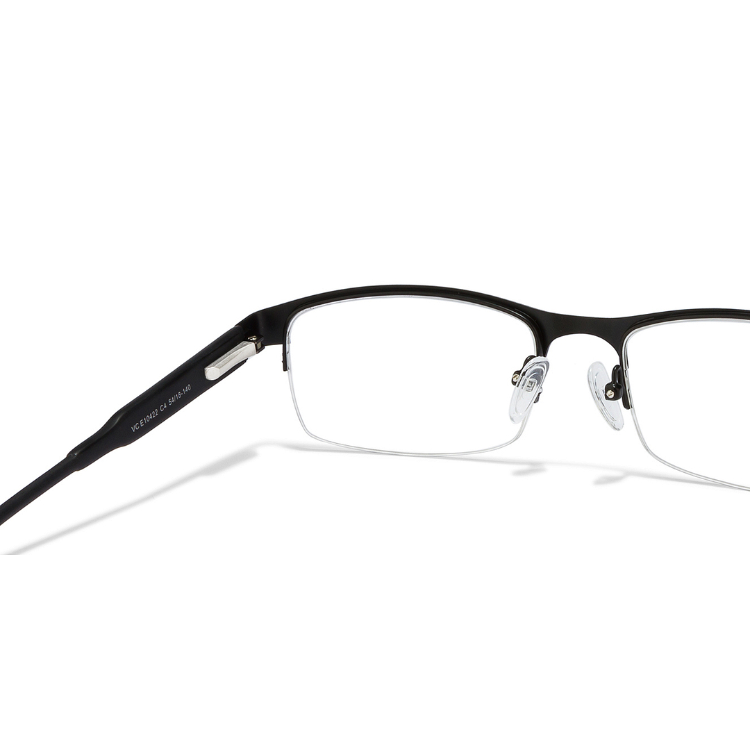 Vincent Chase Online Black Half Rim Rectangle left side