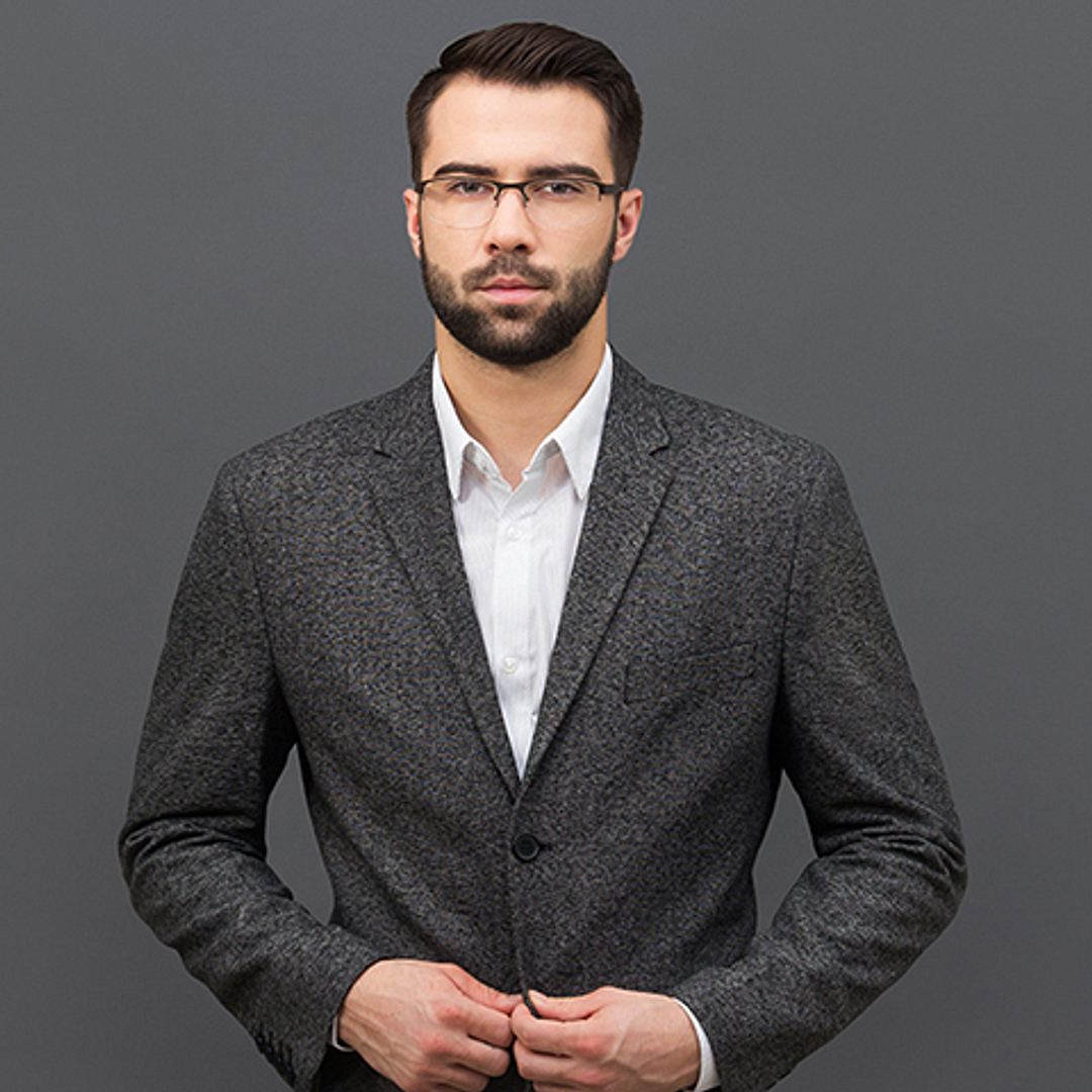 Vincent Chase Online Light Brown Half Rim Rectangle left side