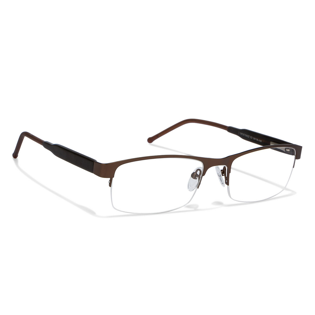 Vincent Chase Online Light Brown Half Rim Rectangle left side