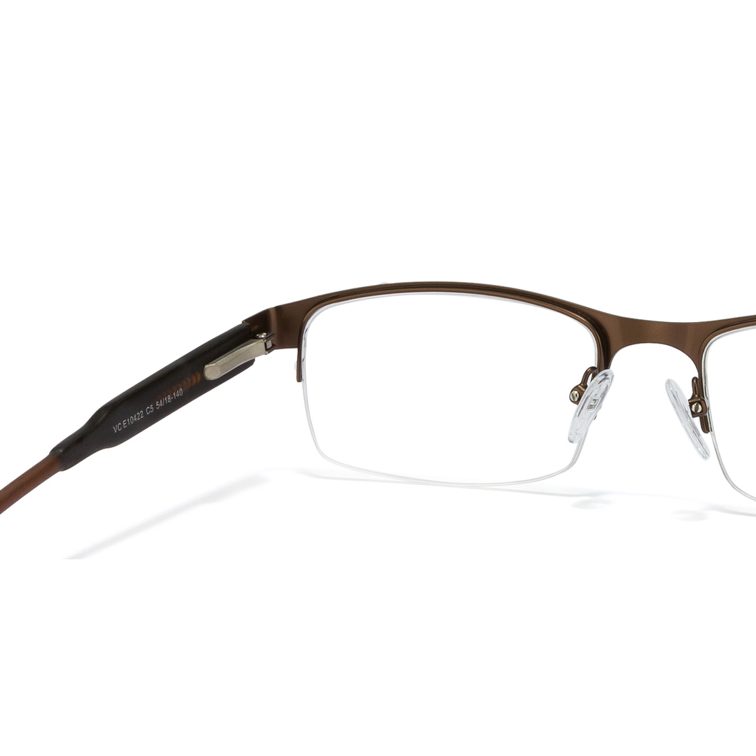 Vincent Chase Online Light Brown Half Rim Rectangle left side