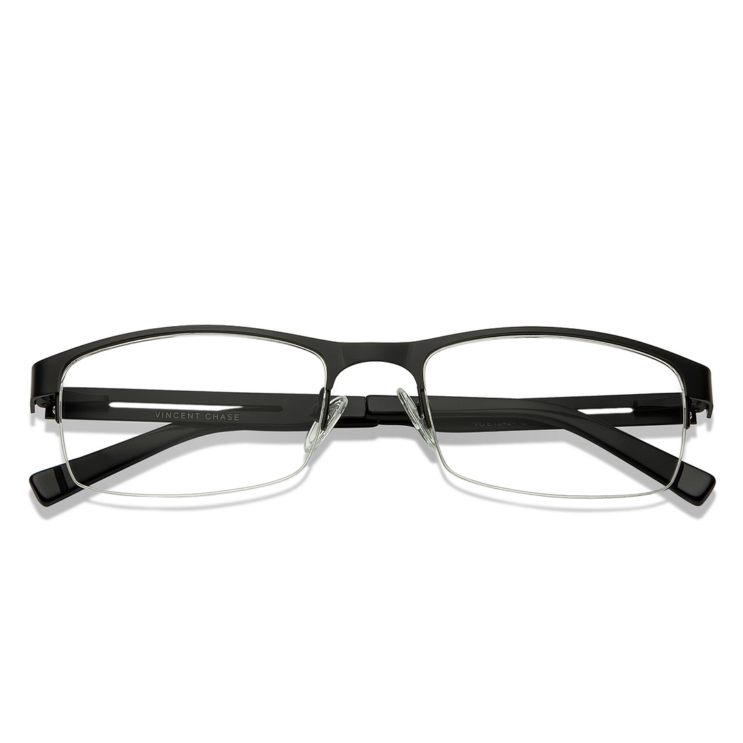 Vincent Chase Online Black Half Rim Rectangle right side