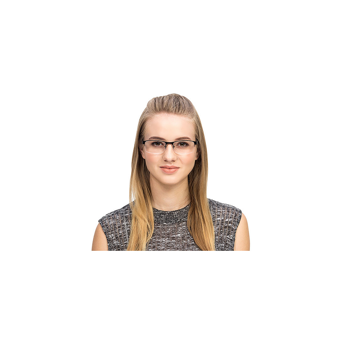 Vincent Chase Online Black Half Rim Rectangle right side