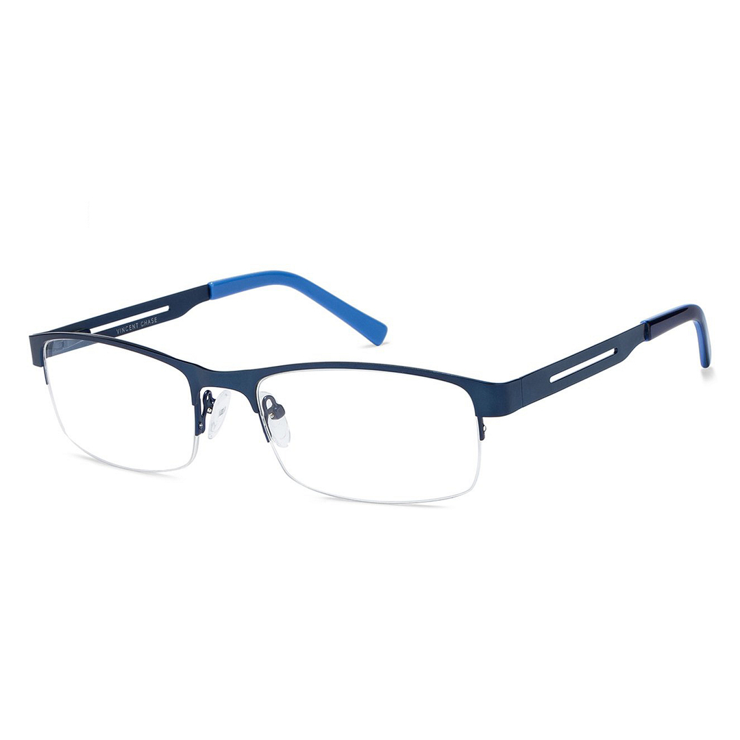 Vincent Chase Online Sky Blue Half Rim Rectangle right side