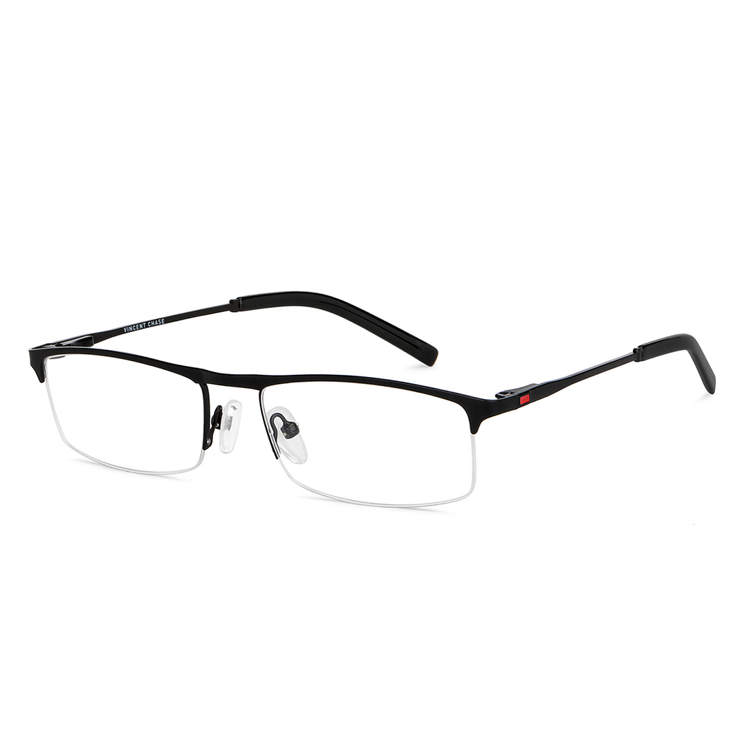 Vincent Chase Online Black Half Rim Rectangle right side