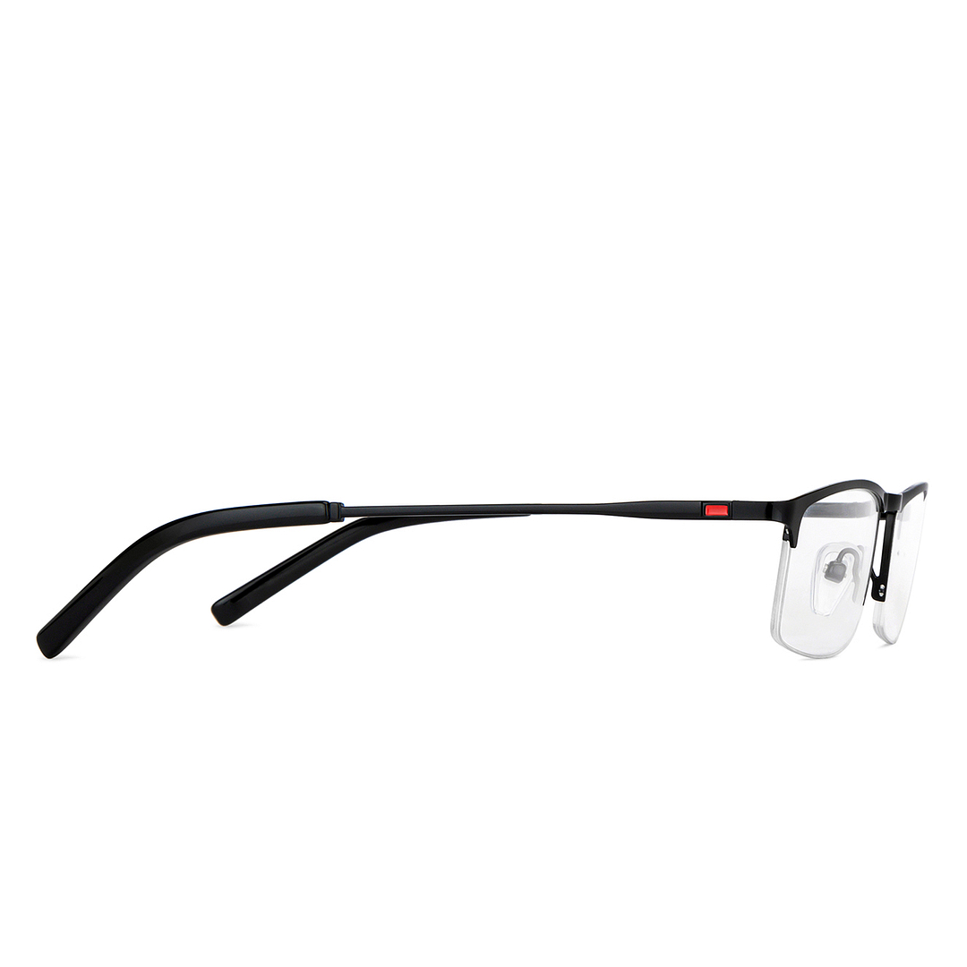 Vincent Chase Online Black Half Rim Rectangle left side