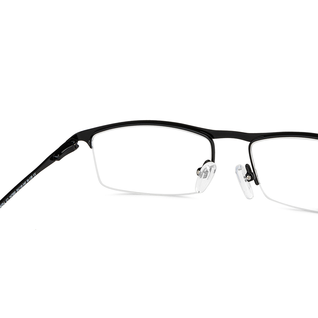 Vincent Chase Online Black Half Rim Rectangle right side