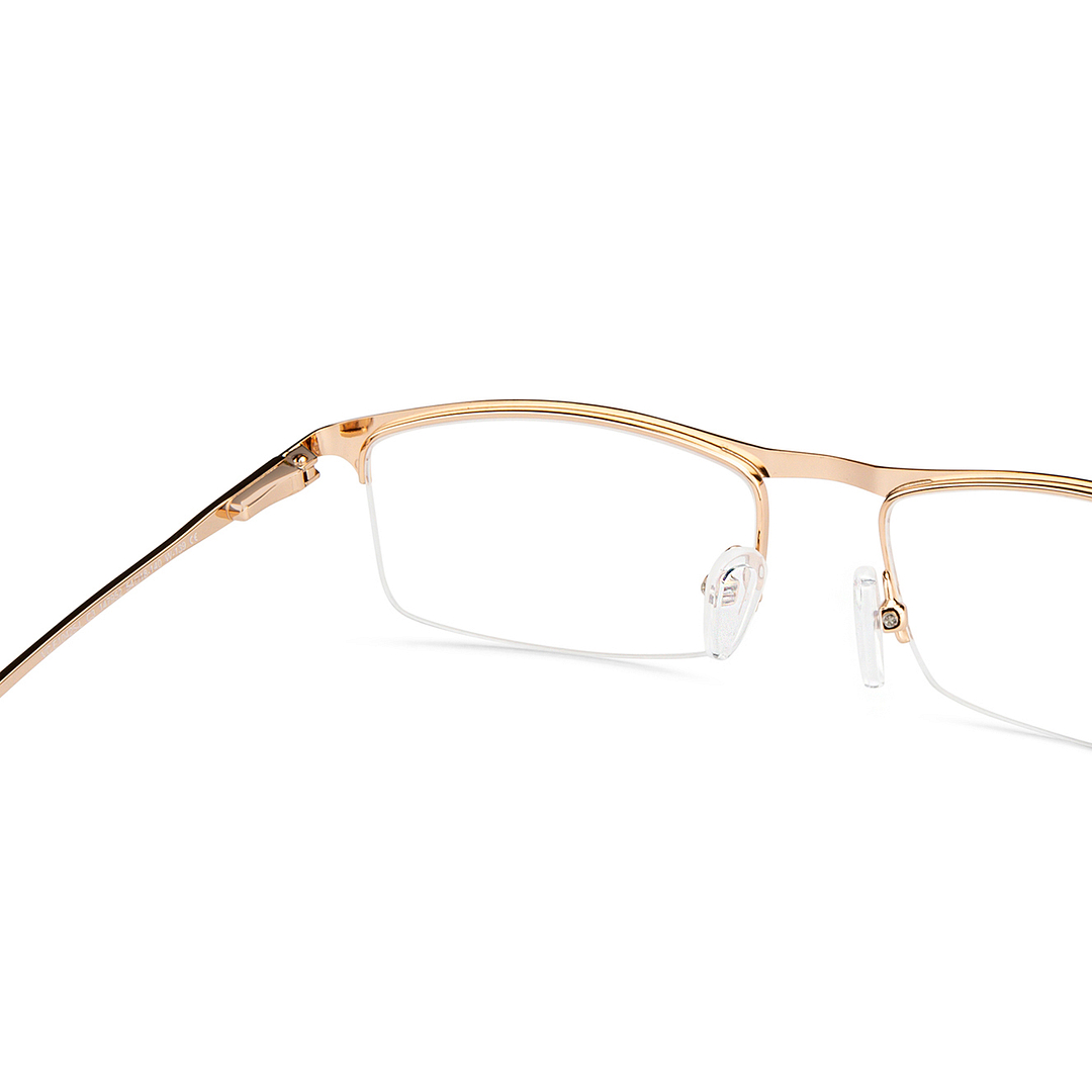 Vincent Chase Online Gold Half Rim Rectangle right side