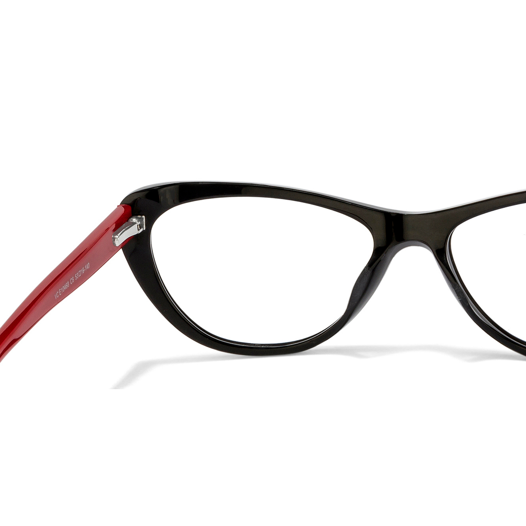 Vincent Chase Online Black Full Rim Cat Eye left side