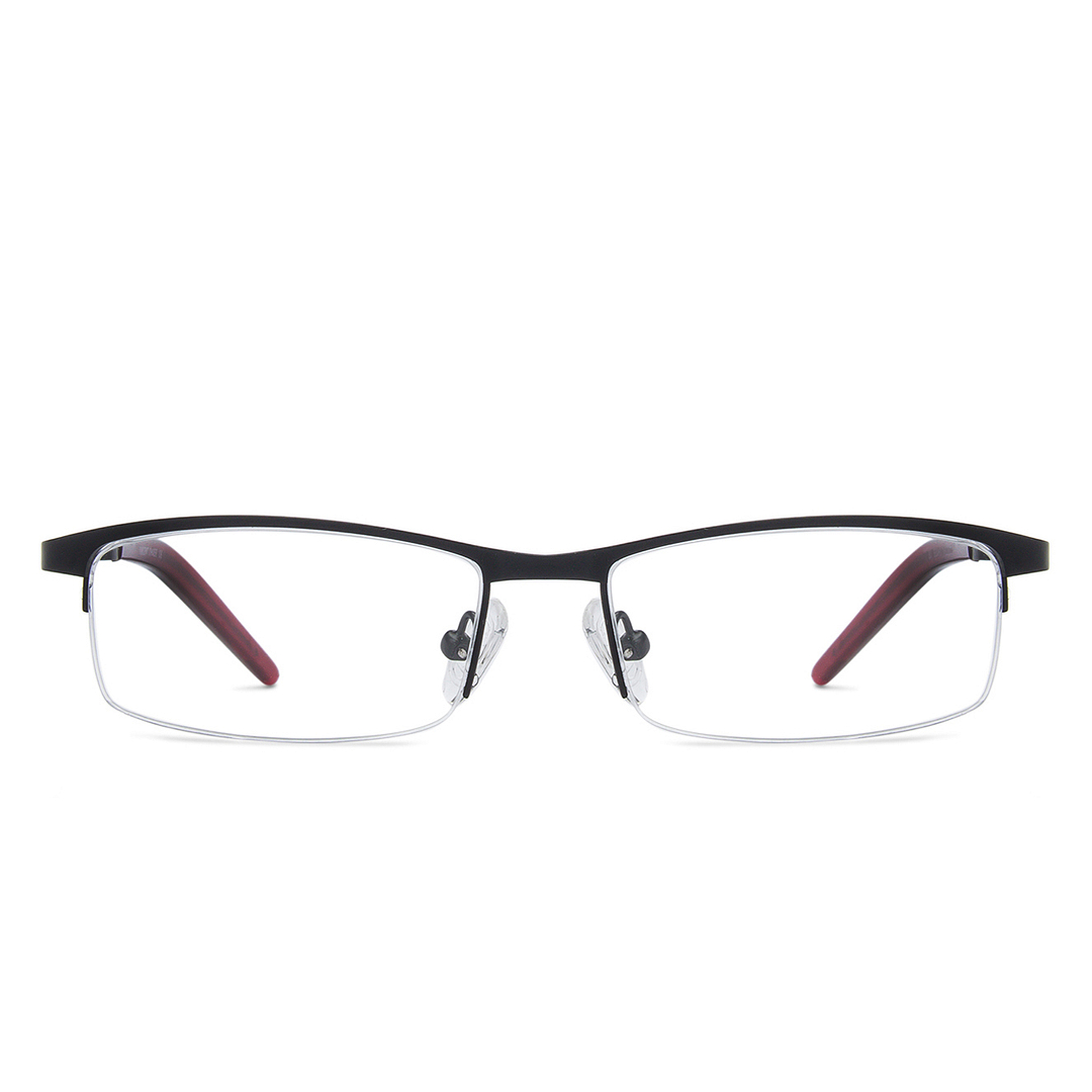 Vincent Chase Online Black Half Rim Rectangle left side