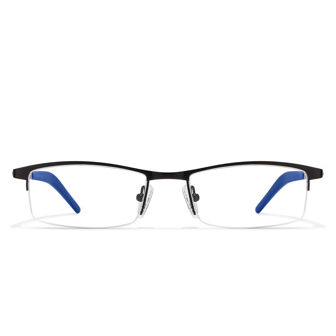 Vincent Chase Online Black Half Rim Rectangle left side
