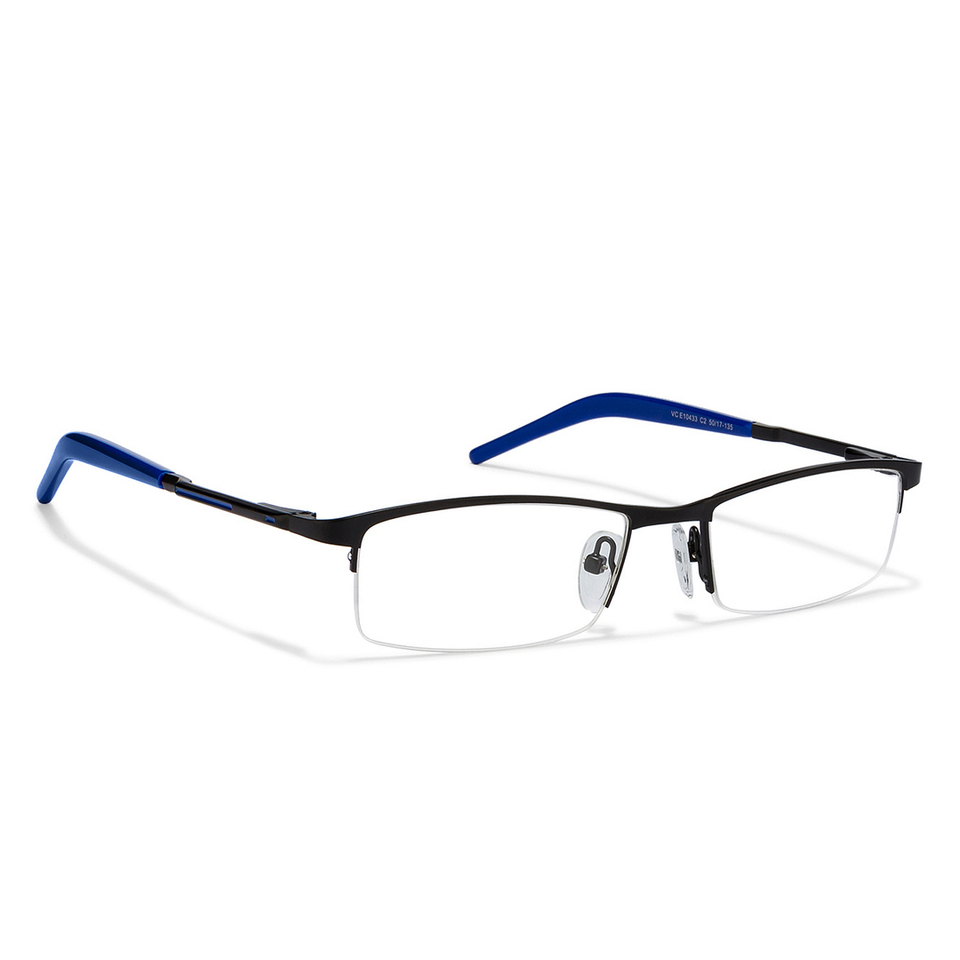 Vincent Chase Online Black Half Rim Rectangle left side