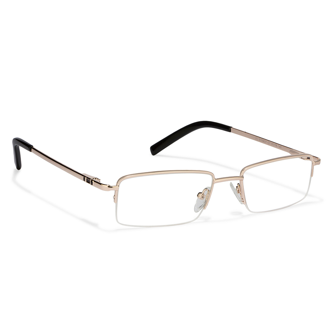 Vincent Chase Online Gold Half Rim Rectangle left side