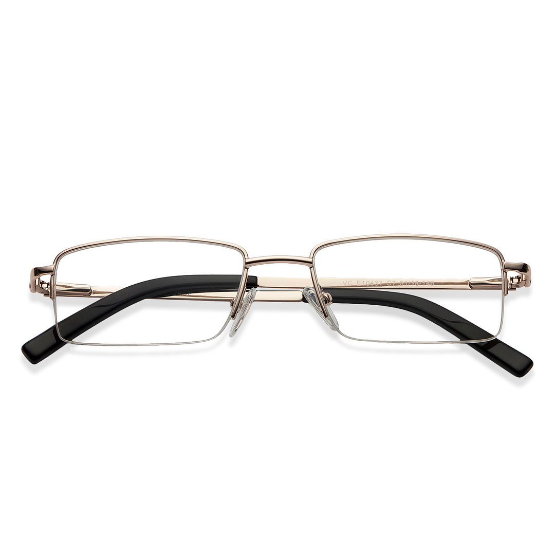 Vincent Chase Online Gold Half Rim Rectangle right side