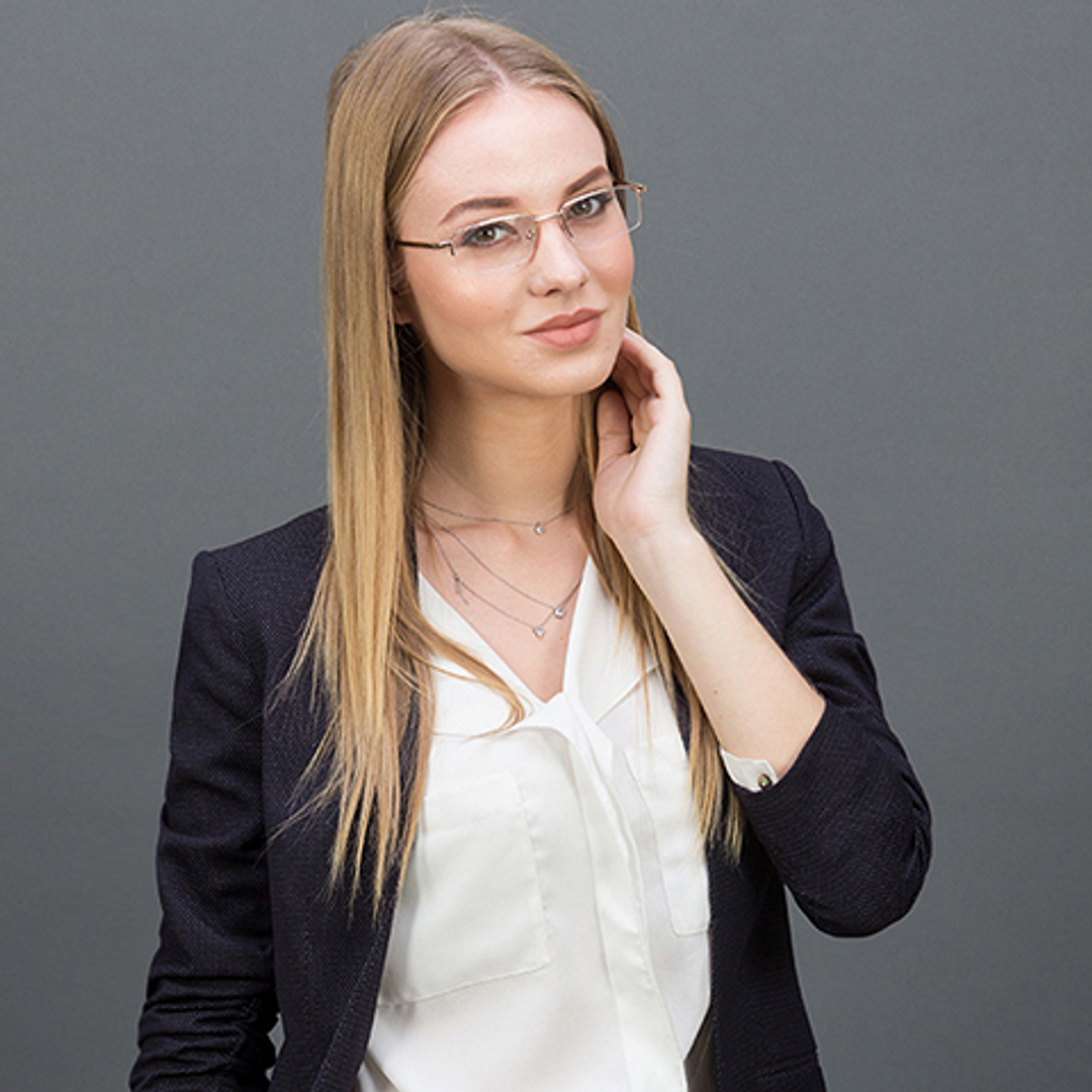 Vincent Chase Online Gold Half Rim Rectangle right side