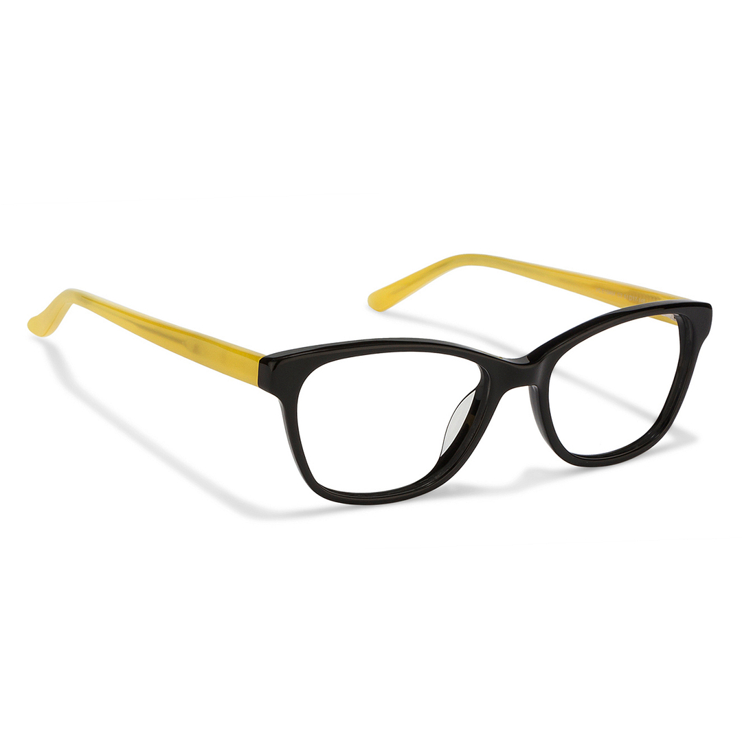 Vincent Chase Online Black Full Rim Cat Eye left side