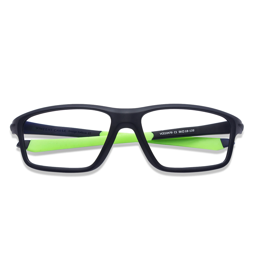 Lenskart Air Online Black Full Rim Rectangle left side