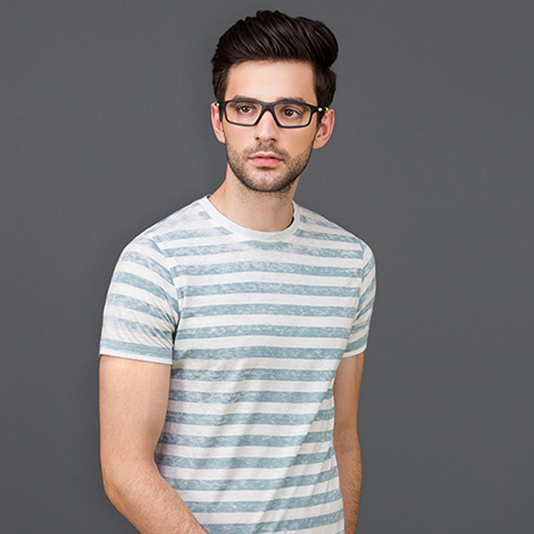 Lenskart Air Online Black Full Rim Rectangle left side