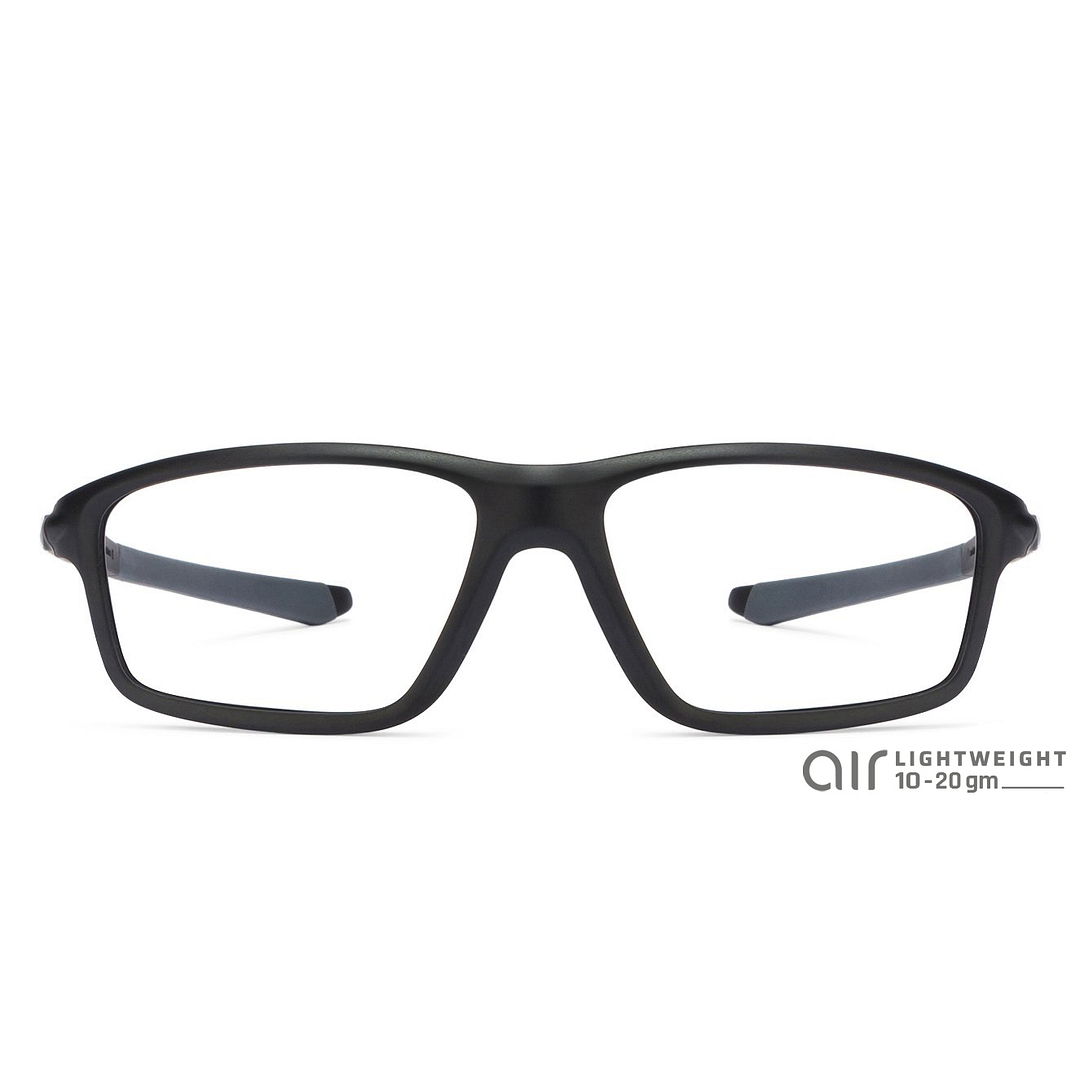 Lenskart Air Online Black Full Rim Rectangle left side