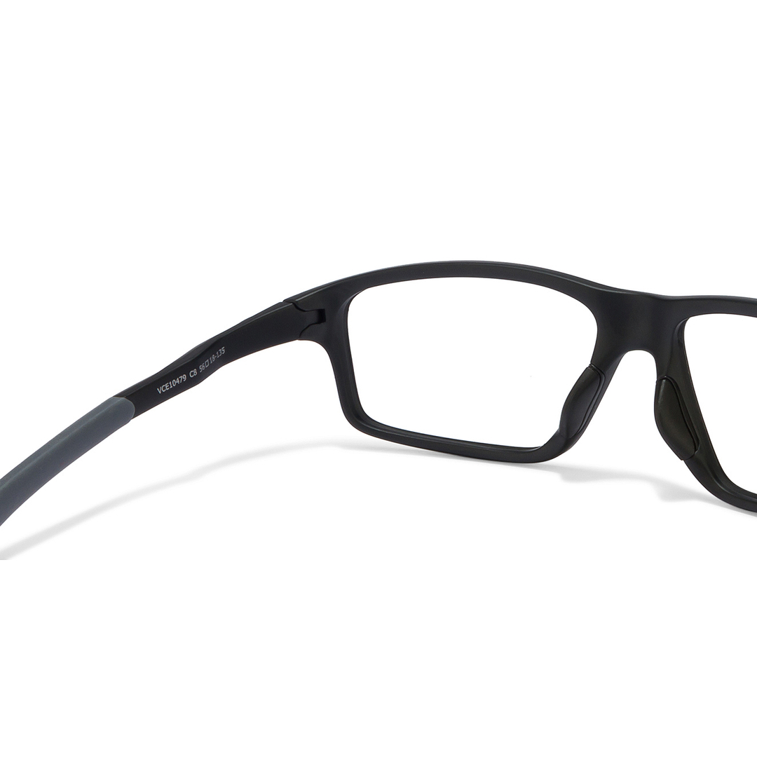 Lenskart Air Online Black Full Rim Rectangle left side