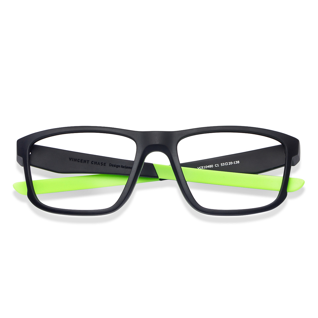 Lenskart Air Online Black Full Rim Rectangle left side