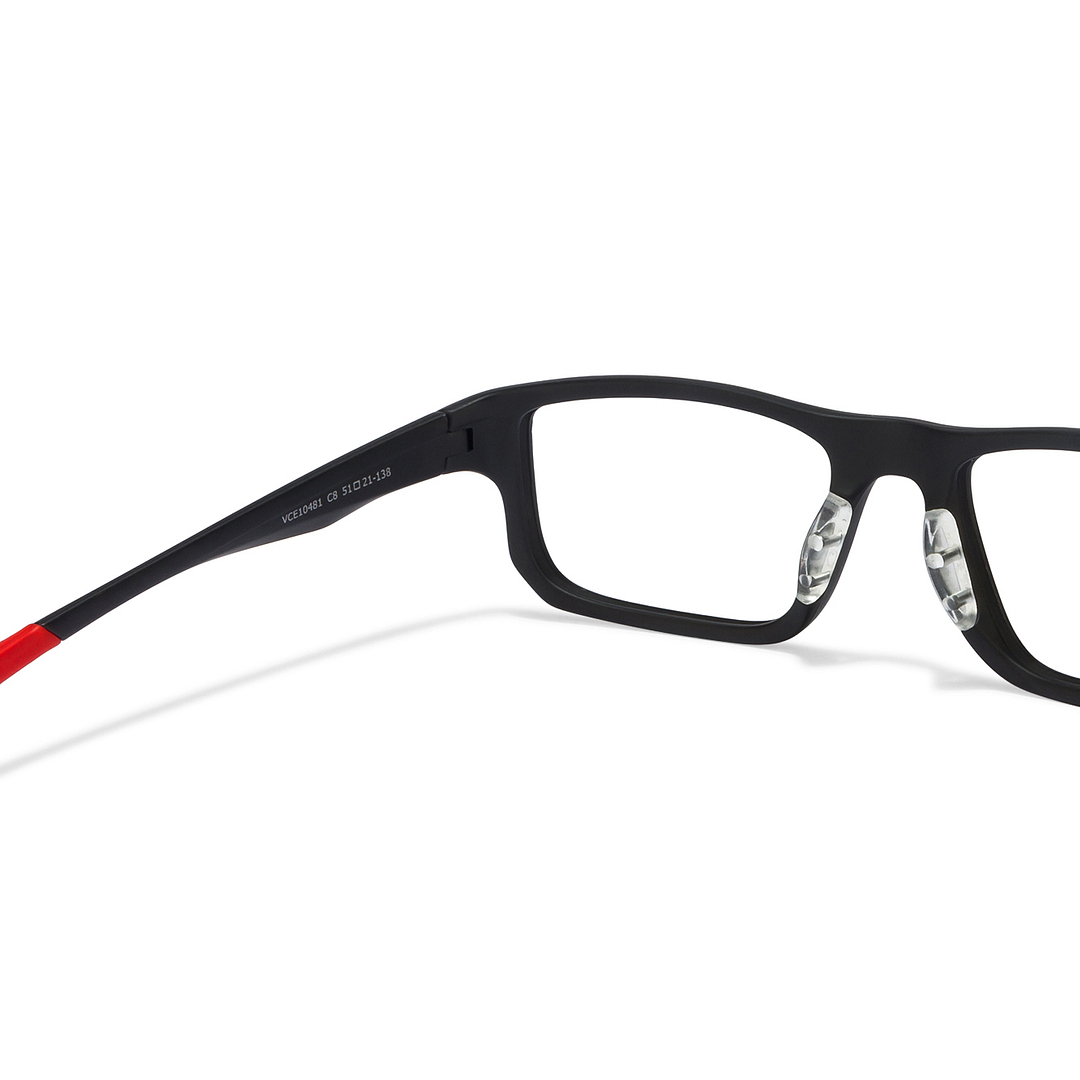 Lenskart Air Online Black Full Rim Rectangle left side
