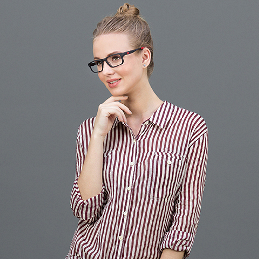 Lenskart Air Online Black Full Rim Rectangle right side