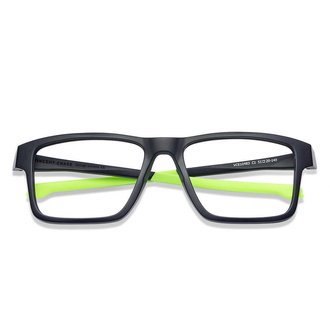 Lenskart Air Online Black Full Rim Rectangle left side