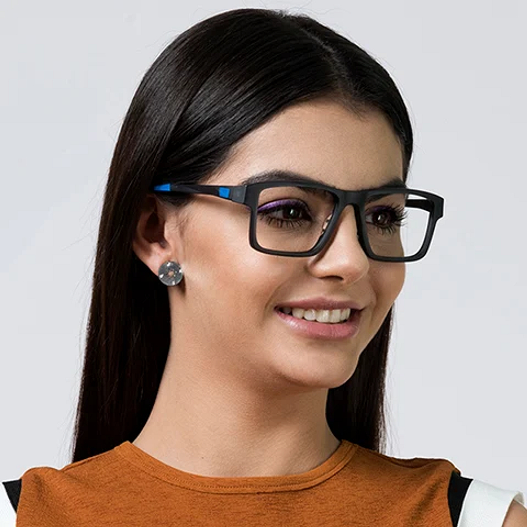 Lenskart Air Online Light Gray Full Rim Rectangle right side