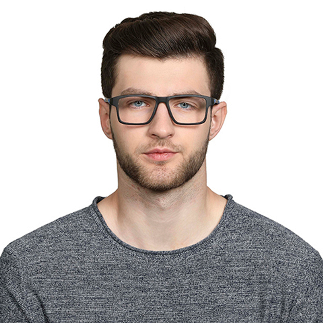 Lenskart Air Online Light Gray Full Rim Rectangle left side