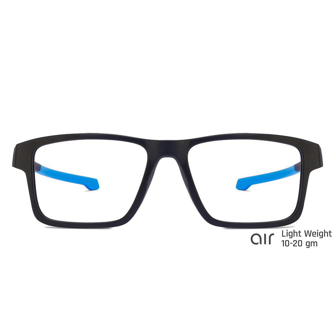Lenskart Air Online Black Full Rim Rectangle left side