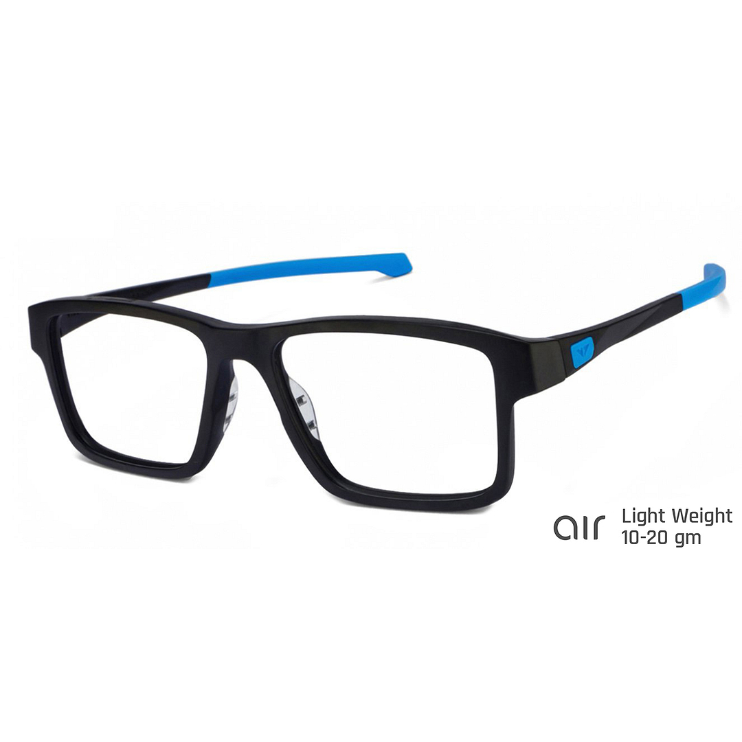 Lenskart Air Online Black Full Rim Rectangle left side