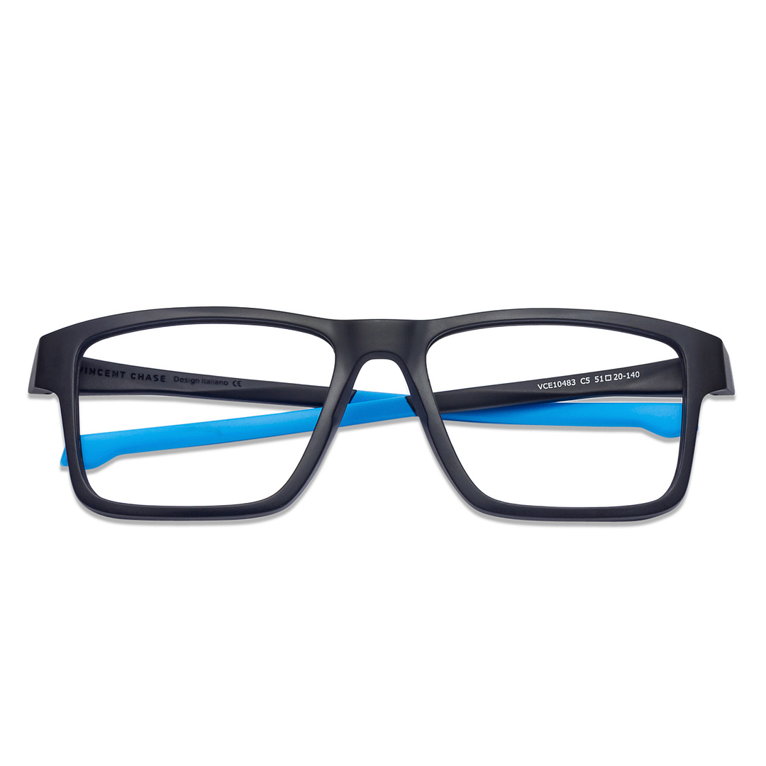Lenskart Air Online Black Full Rim Rectangle left side