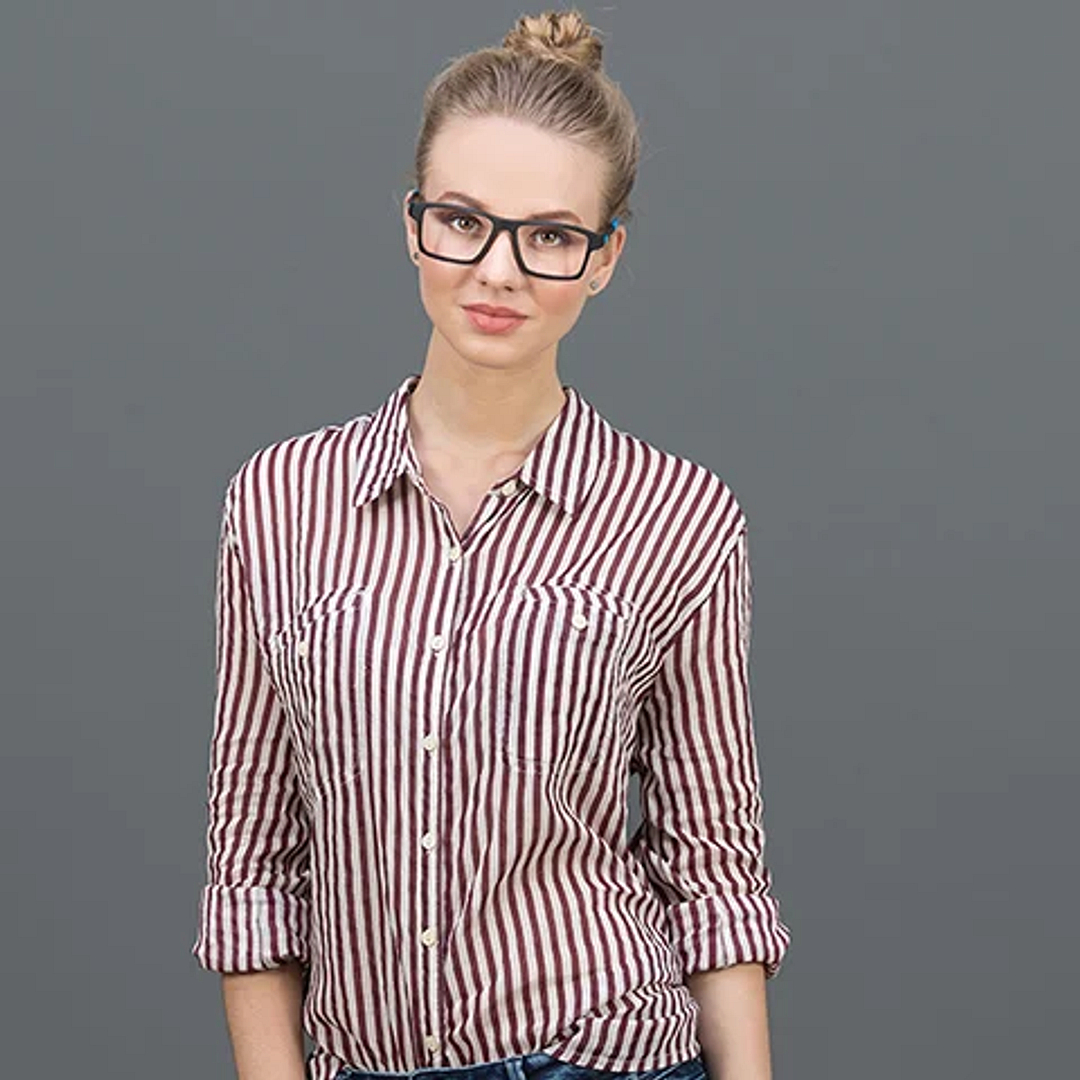 Lenskart Air Online Black Full Rim Rectangle left side