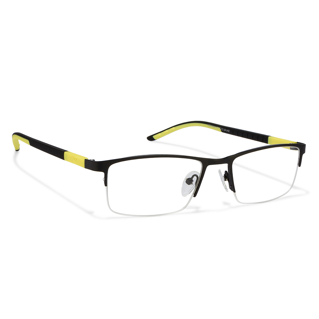 Lenskart Lenskart TOI Special: Black Yellow Half Rim Rectangle Lenskart TOI Special OTHERS VC E10484-C7 right side