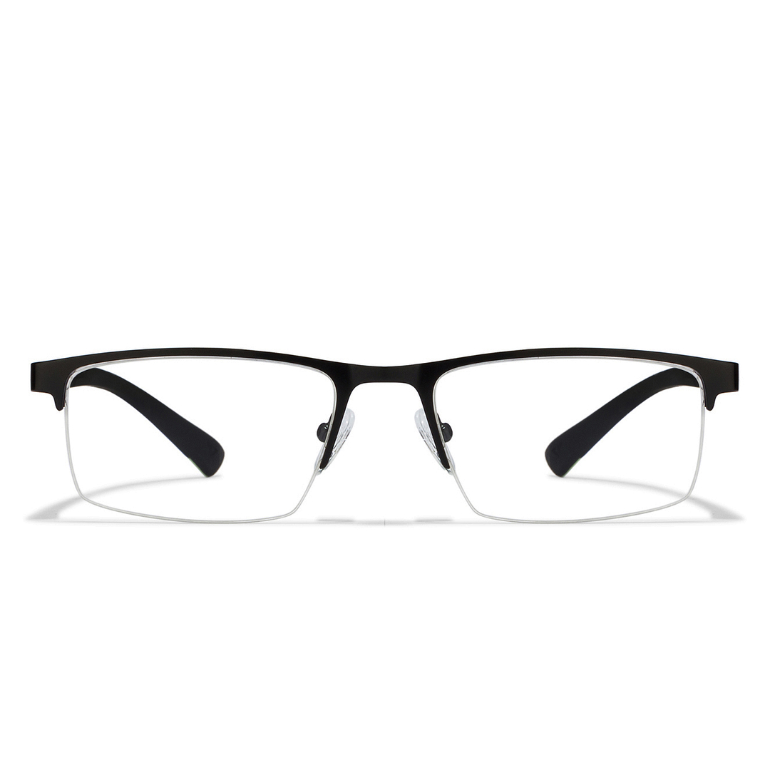 Lenskart Air Online Black Half Rim Rectangle left side