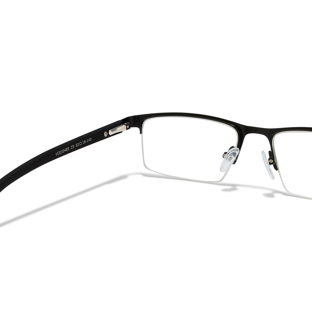 Lenskart Air Online Black Half Rim Rectangle left side