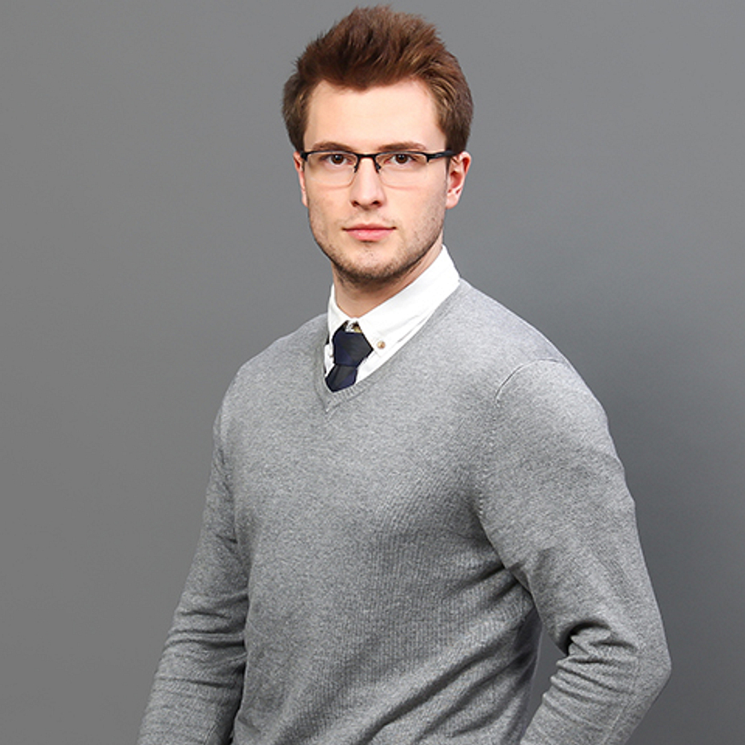 Lenskart Air Online Mid Gunmetal Half Rim Rectangle left side