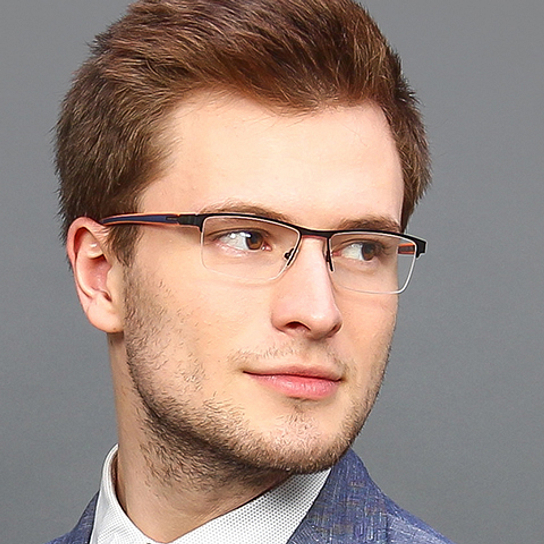 Lenskart Air Online Black Half Rim Rectangle right side