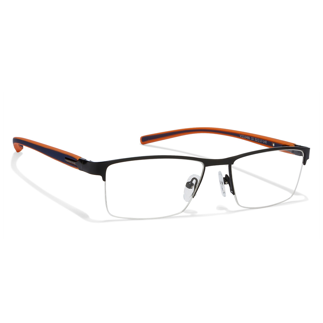 Lenskart Air Online Black Half Rim Rectangle left side