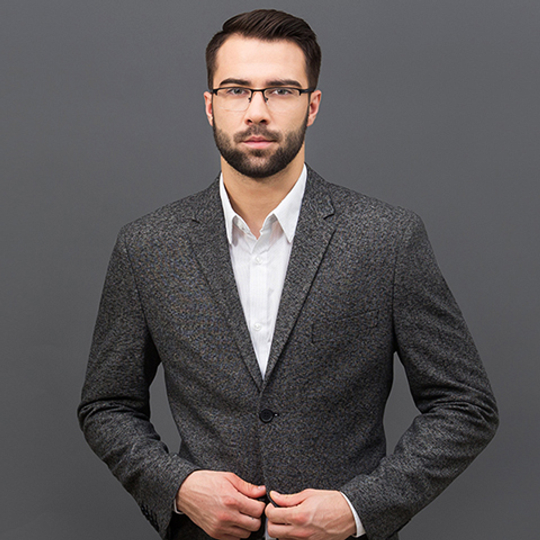 Lenskart Air Online Black Half Rim Rectangle left side