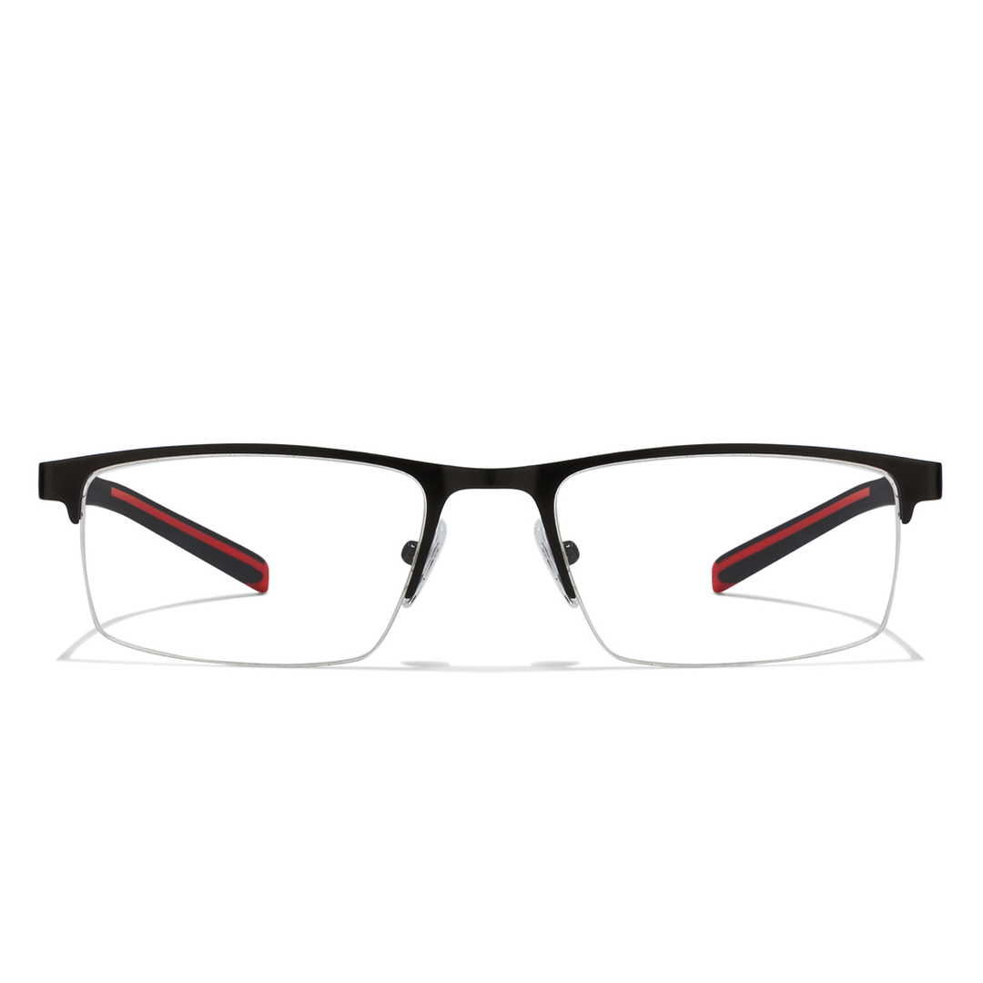 Lenskart Air Online Black Half Rim Rectangle left side
