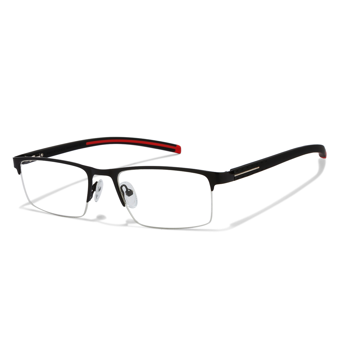 Lenskart Air Online Black Half Rim Rectangle right side