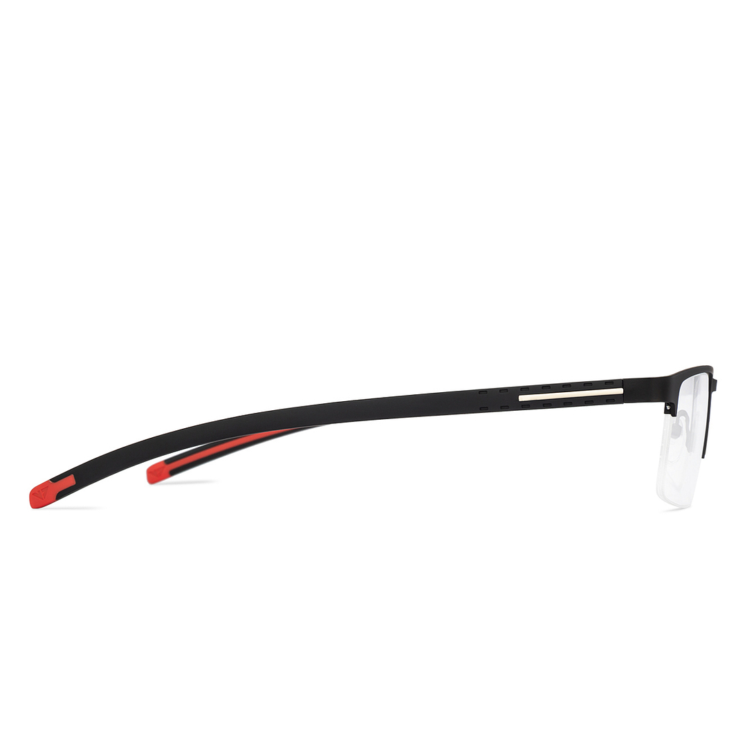 Lenskart Air Online Black Half Rim Rectangle right side