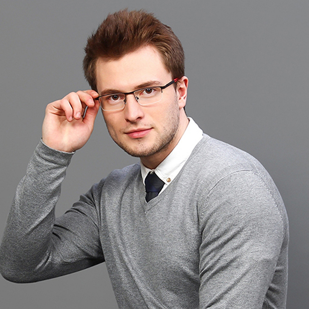 Lenskart Air Online Demi Half Rim Rectangle right side