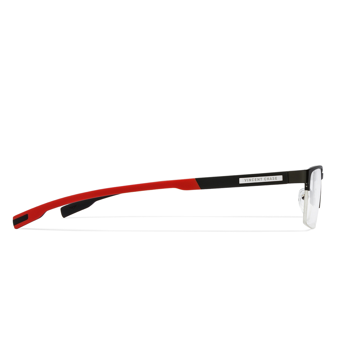 Lenskart Air Online Black Half Rim Rectangle right side