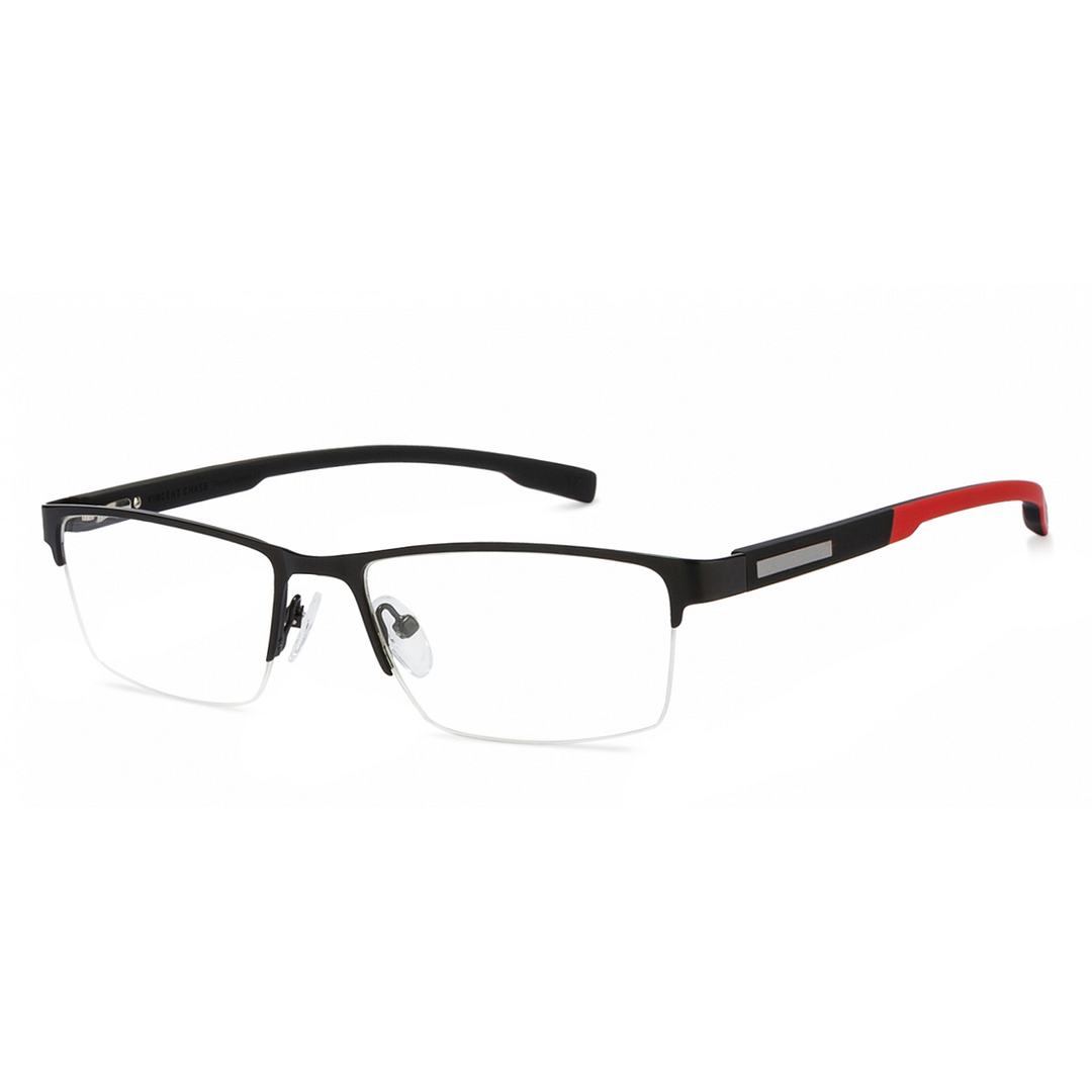 Lenskart Air Online Black Half Rim Rectangle right side