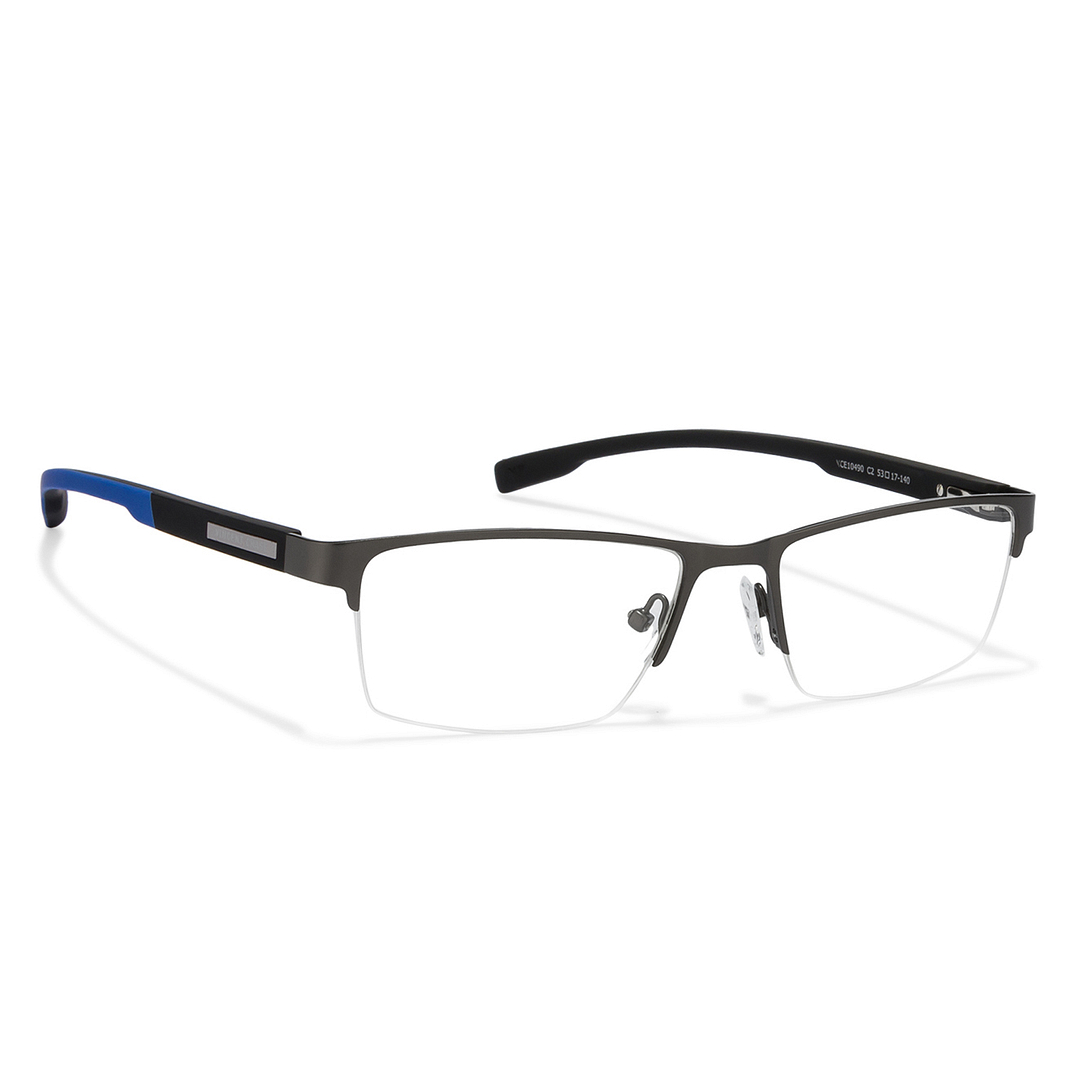 Lenskart Air Online Mid Gunmetal Half Rim Rectangle right side
