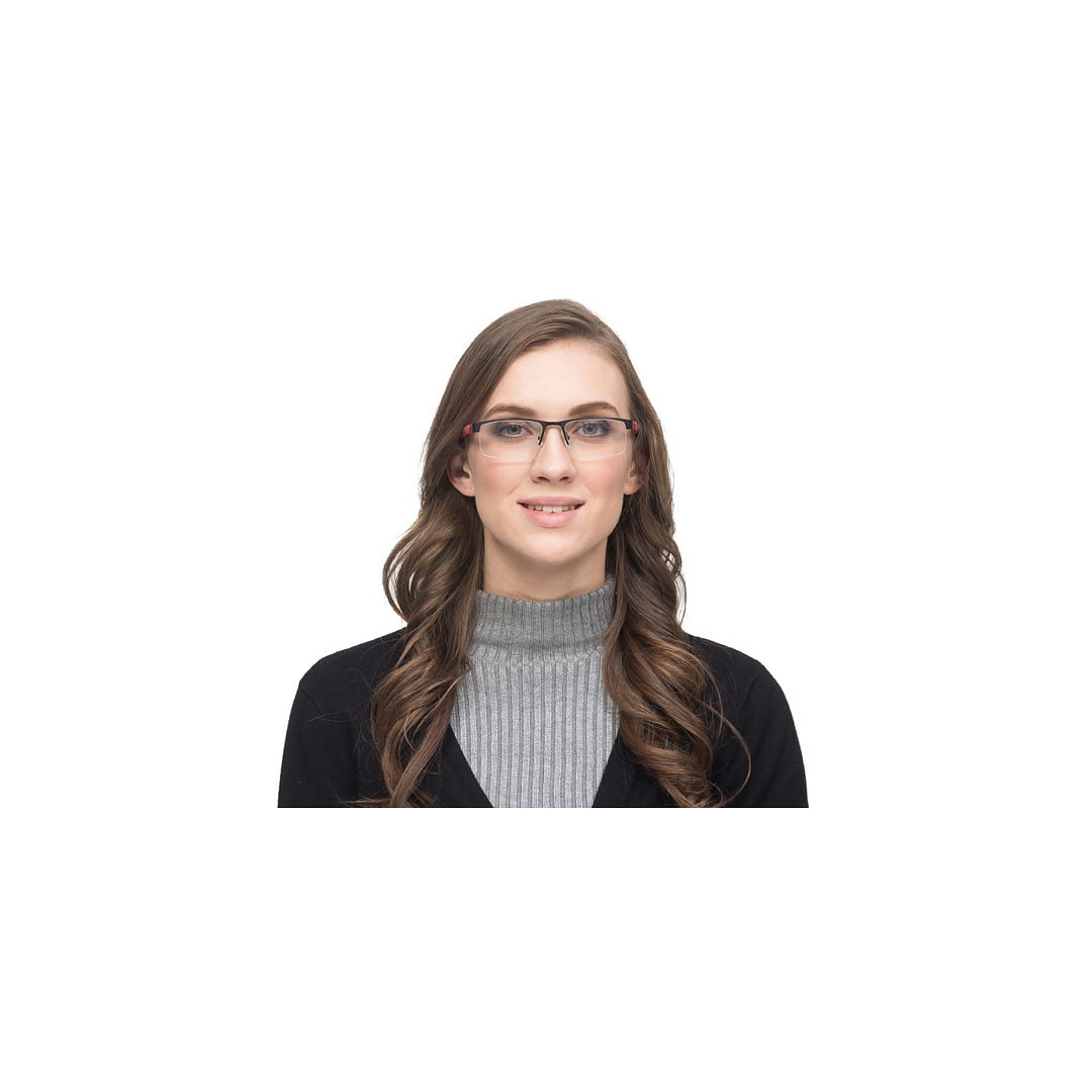 Lenskart Air Online Black Half Rim Rectangle right side
