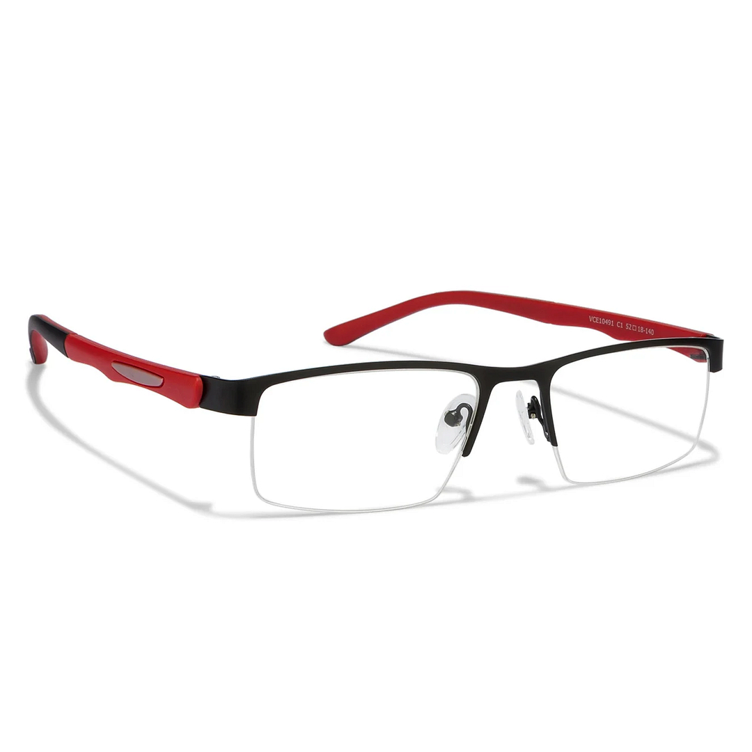 Lenskart Air Online Black Half Rim Rectangle right side