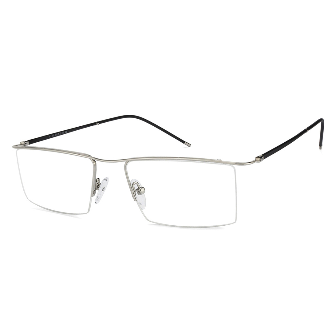 Lenskart Air Online Black Half Rim Rectangle left side